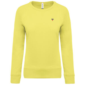 Felpa donna BIO girocollo manica raglan