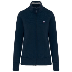 Felpa donna marinaio zip